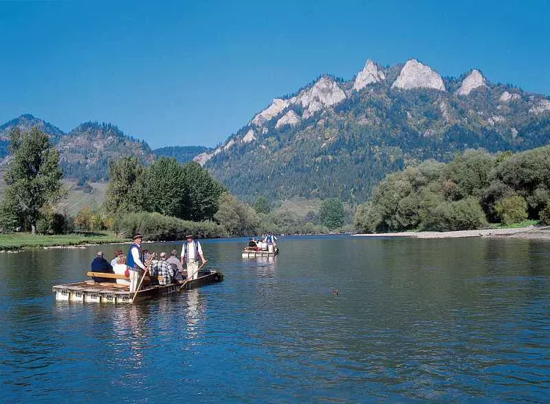 With rafters on the Dunajec