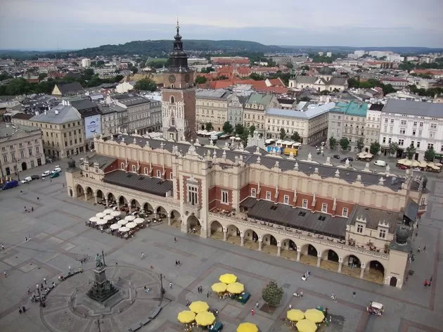 Historical Krakow by modern vehicles